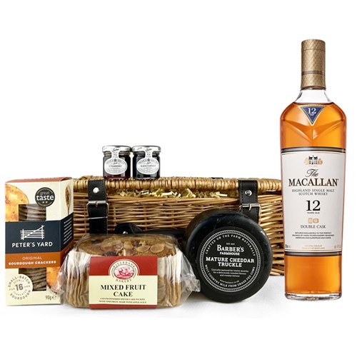 The Macallan Double Cask 12 YO Whisky Premium Gift Hamper – Luxury Food & Drink Hamper